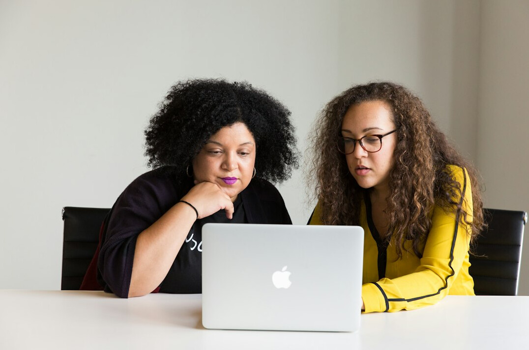 diverse team working