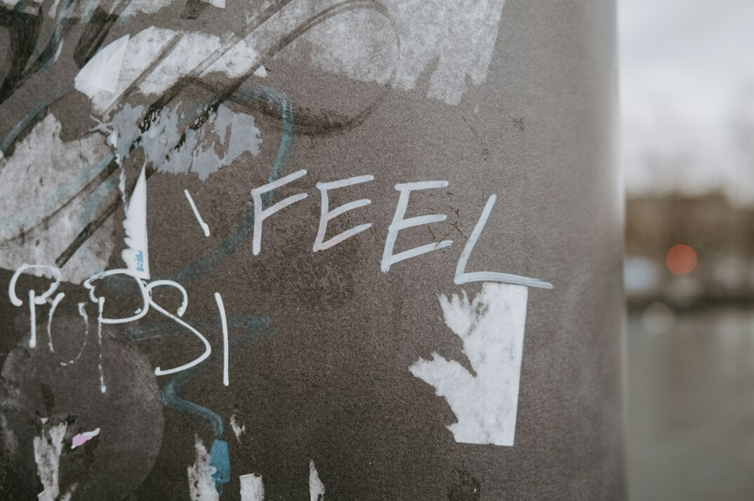 person feeling emotional